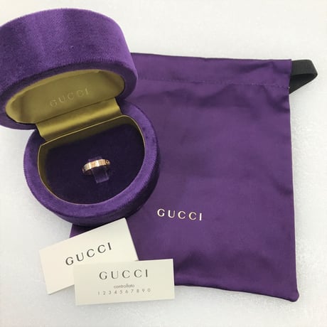 グッチ 18K GGモチーフ アイコン リング【完売】