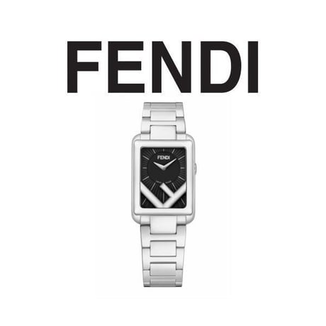 FENDI フェンディ F107010201 RunAway ラナウェイ スクエア 22.5×32mm シルバー レディース 腕時計 【完売】