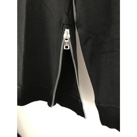 バルマン BALMAIN PARIS 8296 パーカー トレーナー スウェット 長袖 トップス 黒銀 シルバー メンズ