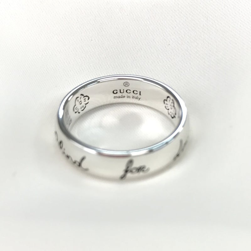 GUCCI ブラインド フォー ラブ シルバー リング YBC455247001【完売