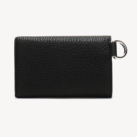 BURBERRY バーバリー 80229081 ミニ財布 3つ折り財布 ブラック 札入れ カード入れ 牛革 ロゴ グラフィック 【完売】