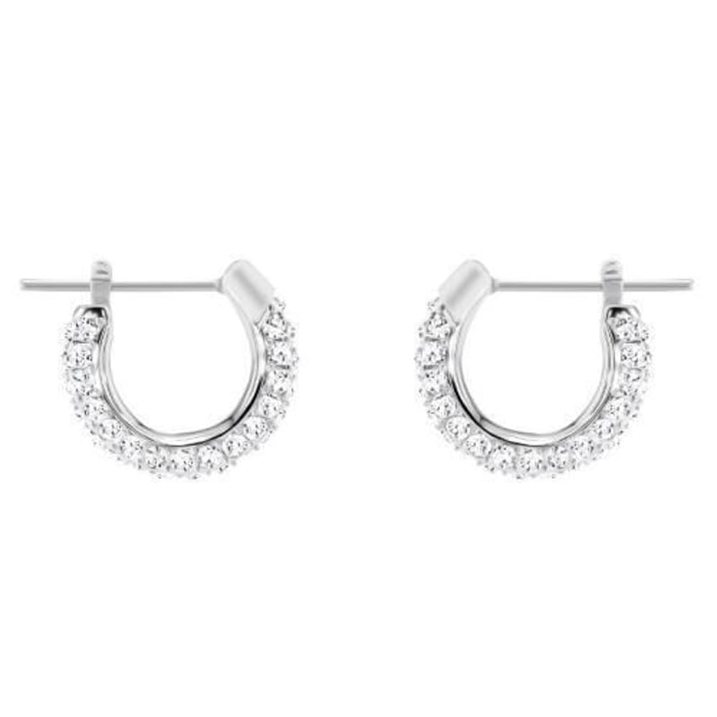 スワロフスキー　Swarovski Stoneフープピアス 新品未使用】SWAROVSKIスワロフスキーStone フープピアス - メルカリ