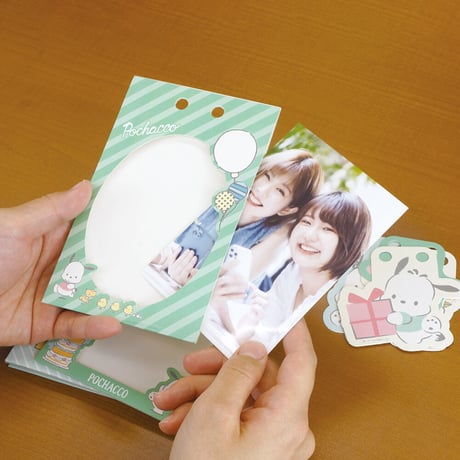 【送料込み】サンリオ　ポチャッコ　写真が入る♪アルバムガーランドL（L版サイズにピッタリ★）【完売】