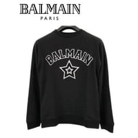 バルマン BALMAIN PARIS 341 トレーナー スウェット 長袖  トップス ラグラン スター 星 フェルト メンズ【完売】