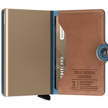 SECRID セクリッド Miniwallet ミニウォレット Indigo (MIn-3-Sand)【完売】