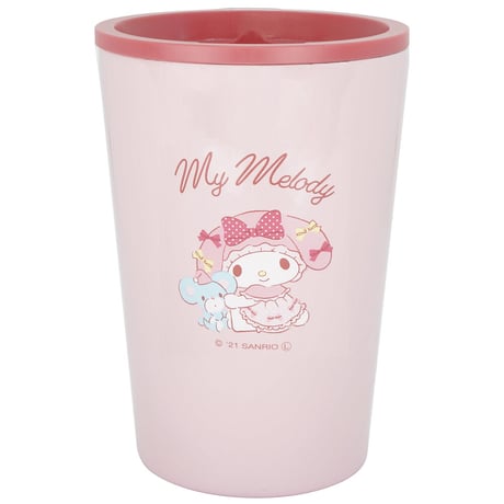 【ラッピング有・送料もお得！】サンリオ　マイメロディ　保冷保温 タンブラー フタ付き【完売】