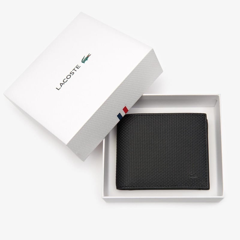 【LACOSTE】レザースマートウォレット 二つ折り サイフ （Unisex） LACOSTE ラコステ 財布 メンズ レザースマートウォレット