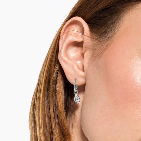 【送料がお得】SWAROVSKI スワロフスキー Attract  2WAY フープピアス  5563119【完売】