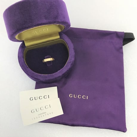 グッチ 18K GGモチーフ アイコン リング【完売】