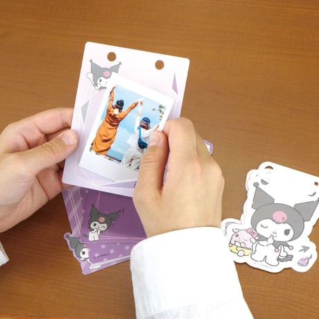 【送料込み】サンリオ　クロミ　写真が入る♪アルバムガーランドM（チェキサイズ）