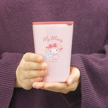 【ラッピング有・送料もお得！】サンリオ　マイメロディ　保冷保温 タンブラー フタ付き【完売】