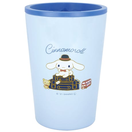 【ラッピング有・送料もお得！】サンリオ　シナモロール　保冷保温 タンブラー フタ付き【完売】
