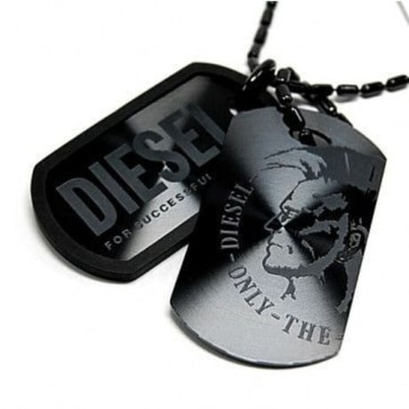DIESEL ディーゼル ダブルプレート ネックレス DX0014040【完売】