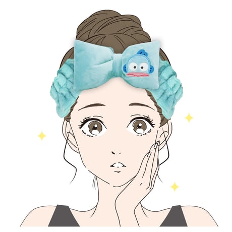 【ラッピング袋が付いて送料もお得！】サンリオ　ハンギョドン　フリル ヘアバンド【完売】