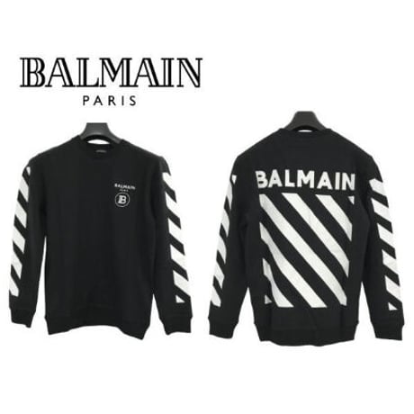 バルマン BALMAIN PARIS 8571 トレーナー スウェット 長袖 トップス メンズ【完売】