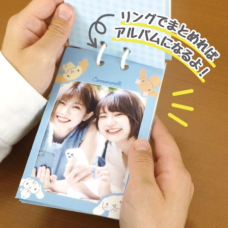 【送料込み】サンリオ　シナモロール　写真が入る♪アルバムガーランドL（L版サイズにピッタリ★）