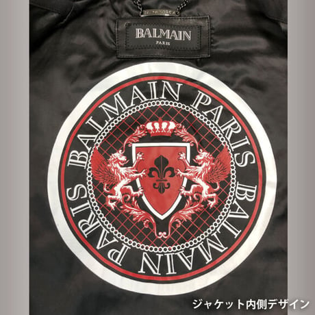 BALMAIN PARIS バルマン シングルライダース  ジャケット メンズ エコレザー 8010