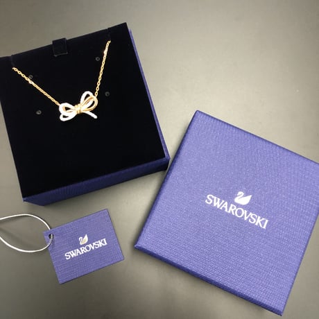 【送料がお得】 SWAROVSKI スワロフスキー Lifelong Bow ネックレス 5440636【完売】