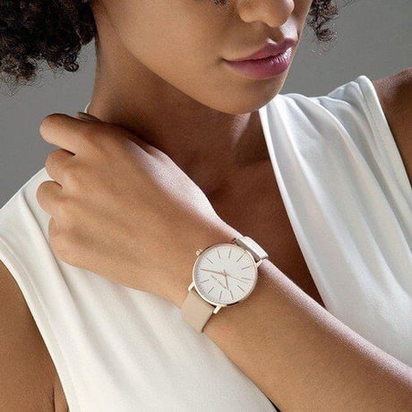 MICHAEL KORS マイケルコース MK2748 PYPER パイパー 38mm ベージュ 革ベルト レザー レディース 腕時計【完売】