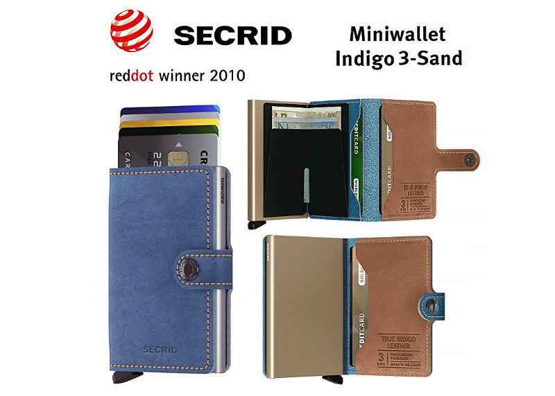 SECRID セクリッド Miniwallet ミニウォレット Indigo (MIn-3-S