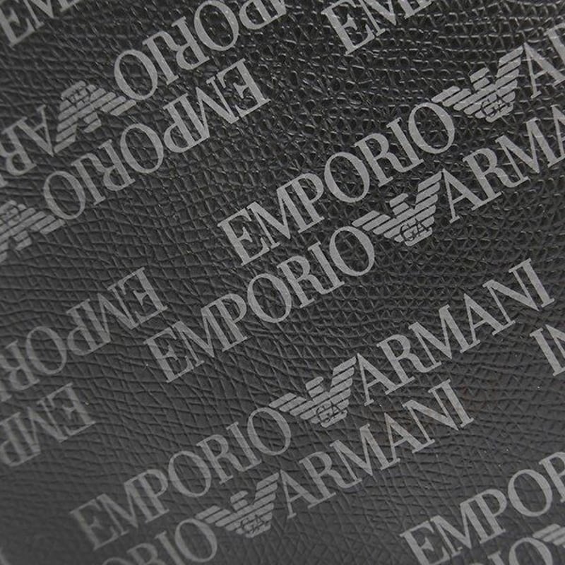 エンポリオアルマーニ EmporioArmani 二つ折り財布 ロゴ 総柄 メンズ