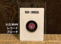U.G.MAN レコード ブローチ