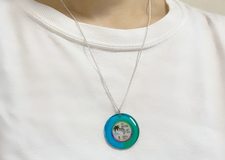 レコード ネックレス