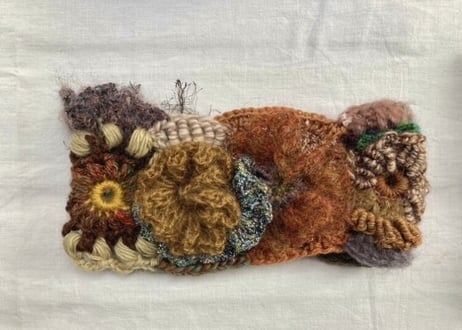 【chikkyknit】ネックウォーマーにもなるヘアバンド