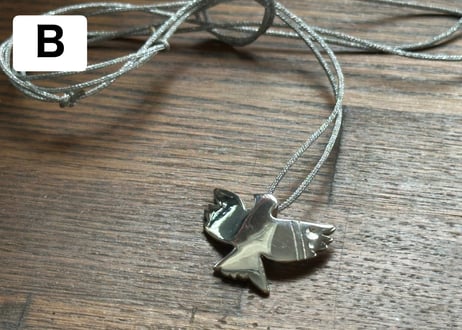 silver “dove amulet ” pendant charm