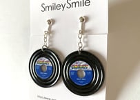 溝あり レコード イヤリング