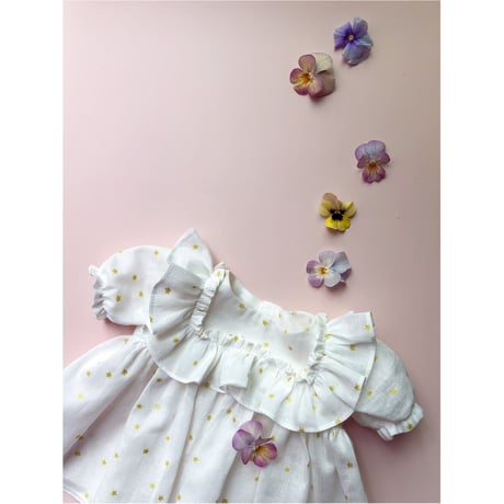 【印刷済み】Dollビオラワンピース/Doll&Kidsリボンカチューム set（型紙）