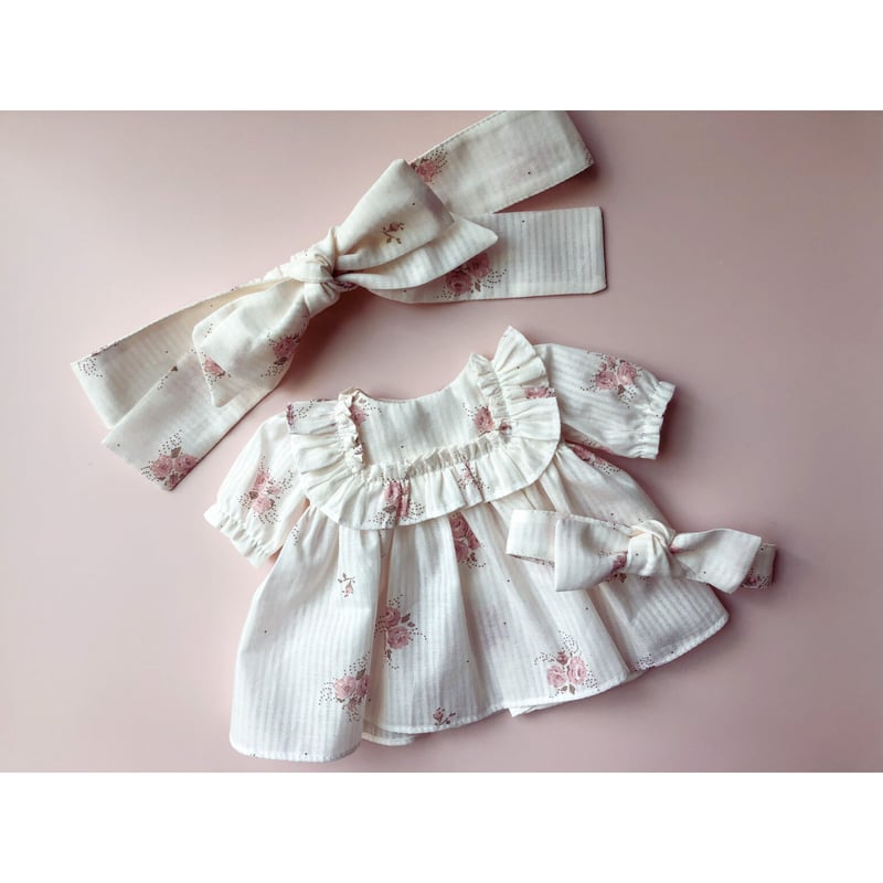 印刷済み】Dollビオラワンピース/Doll&Kidsリボンカチューム set（型紙  
