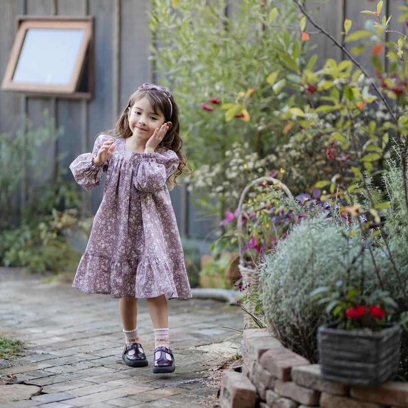 ソルベワンピース専用〕オプション長袖_タルトワンピース（型紙