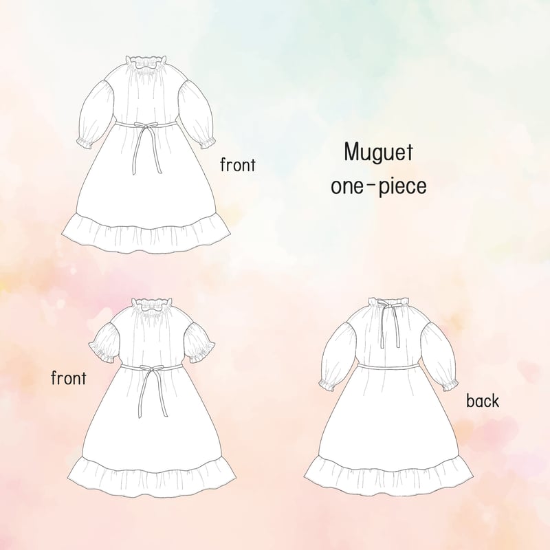2WAY〉すずらんワンピース（型紙） | akino pattern