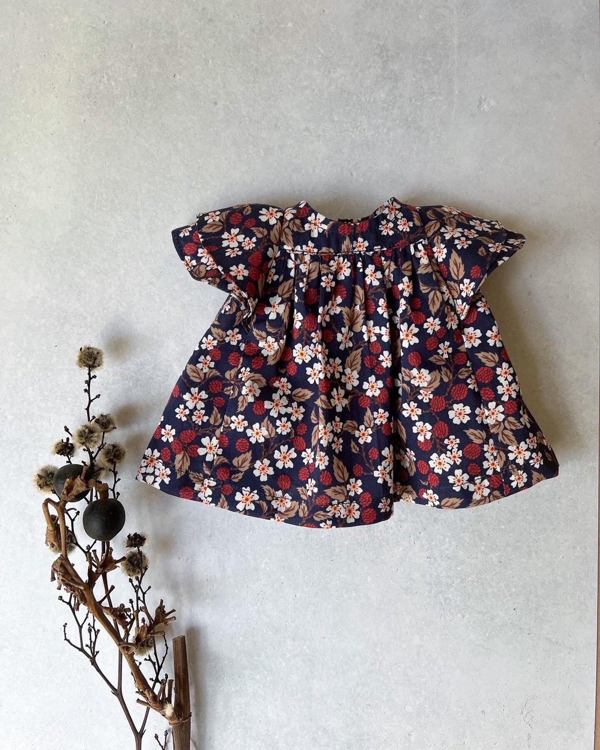 ダウンロード版】Dollアネモネワンピース／スモッキング刺繍レシピset