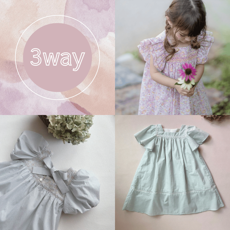 apolina チュニック Sサイズ ☆セット価格（仕様書あり）ソルベワンピースandチュニック（型紙