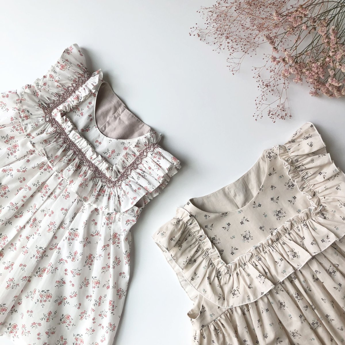 akino pattern すずらんワンピース 型紙 全サイズ 2WAY〉すずらんワンピース（型紙） | akino pattern
