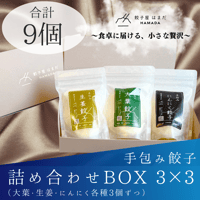 餃子3種詰め合わせBOX 3×3