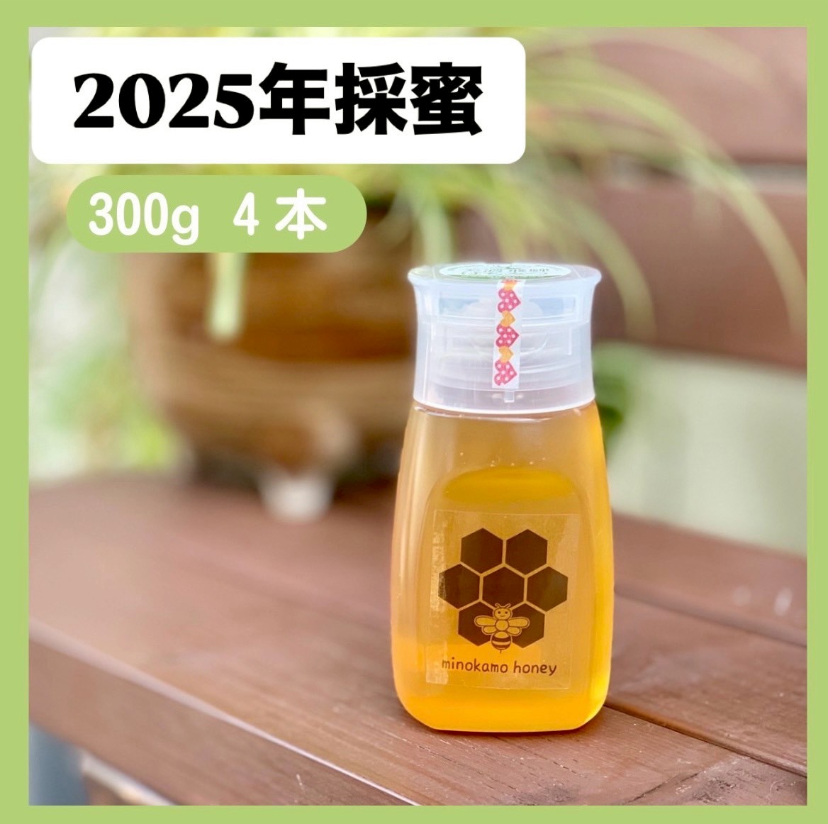 MINOKAMO HONEY 300g 4本 | 藤井養蜂