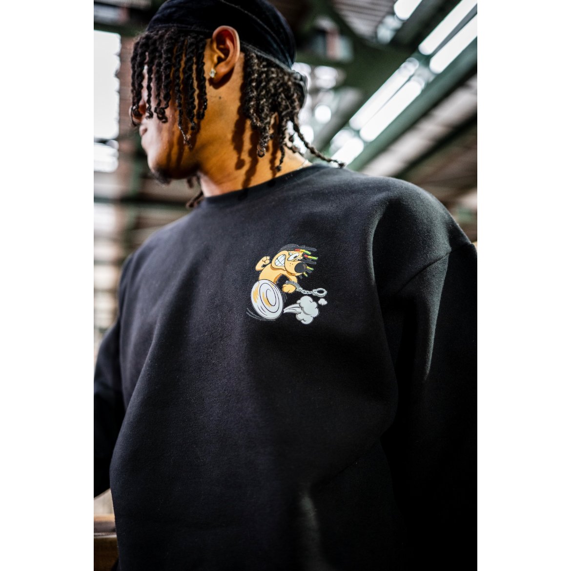 BattleDog Crewneck (Black) | NastyDog OnlineStore