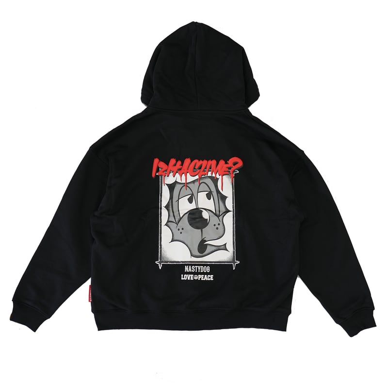 Crime ZipHoodie（Black） | NastyDog OnlineStore