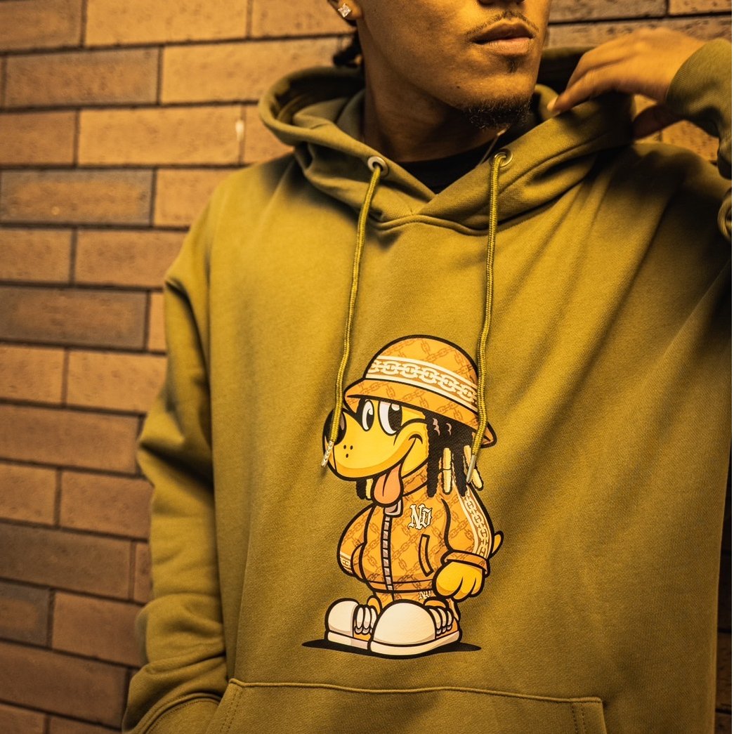 b-boy dog Hoodie(Khaki) | NastyDog OnlineStore