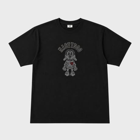 Rhinestone Bone Tee (Black)