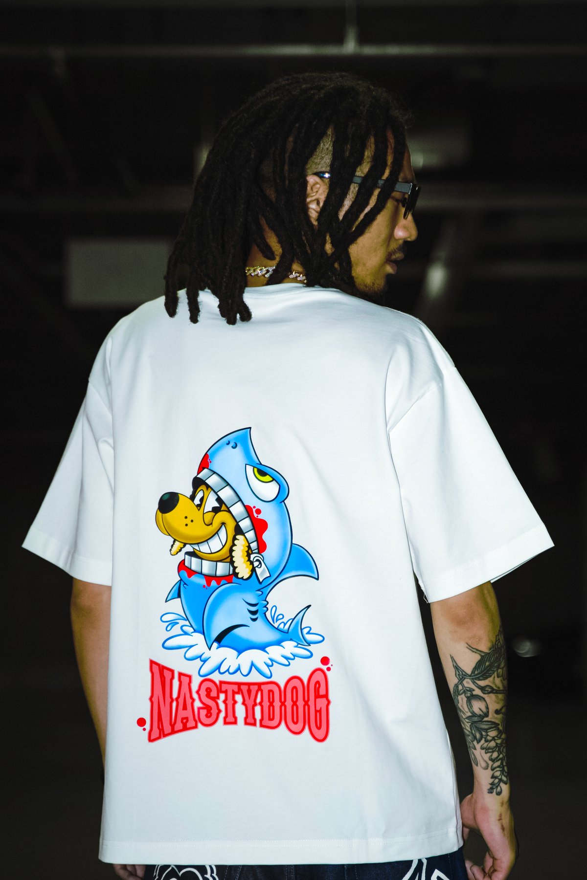 nastydog tシャツ　レア 3D Nasty Tee (White) | NastyDog OnlineStore