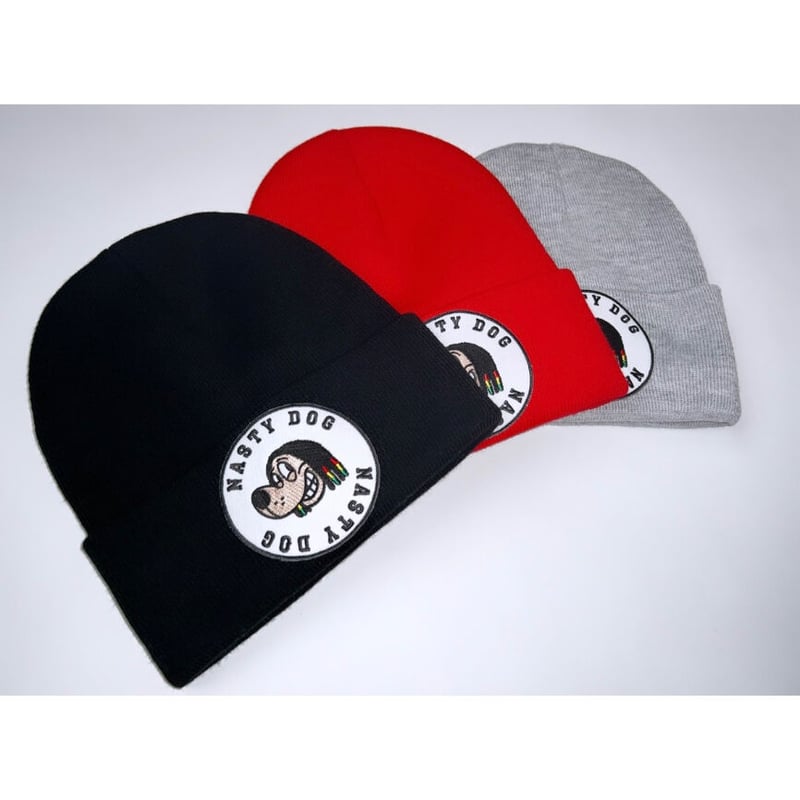 帽子 bonnet knit cap (red) 60503082_KNIT_CITYCONNECTCINRE