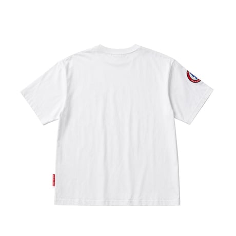 Embroidery Team Logo Tee(White)