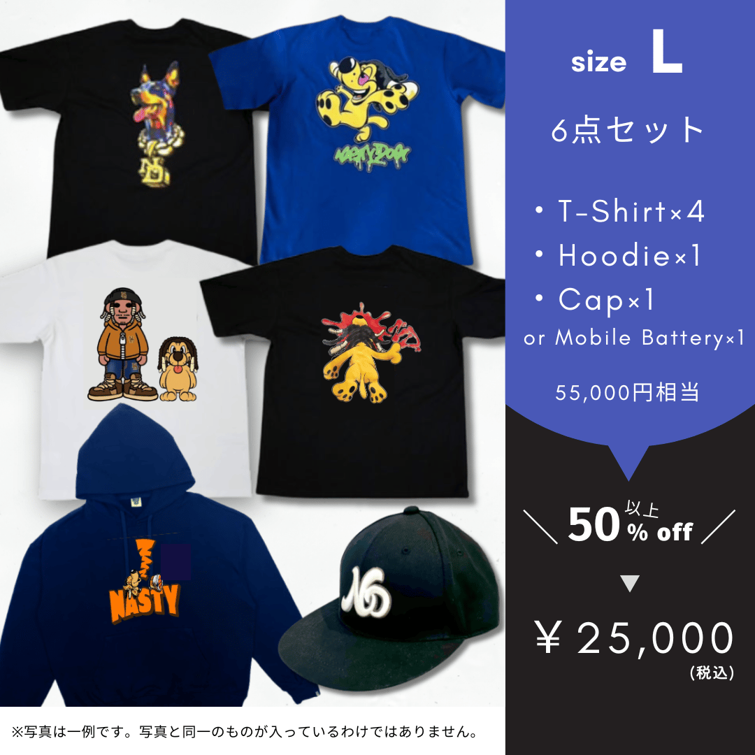 NASTYDOG サマーラッキーバッグ Tシャツ 5枚セット NASTYDOG サマーラッキーバッグ Tシャツ 5枚セット - メルカリ