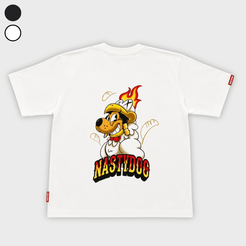 Chicken Tee (Black/White) | NastyDog Official S