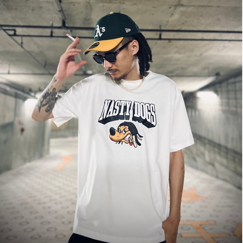 Basket Tee(White) | NastyDog OnlineStore