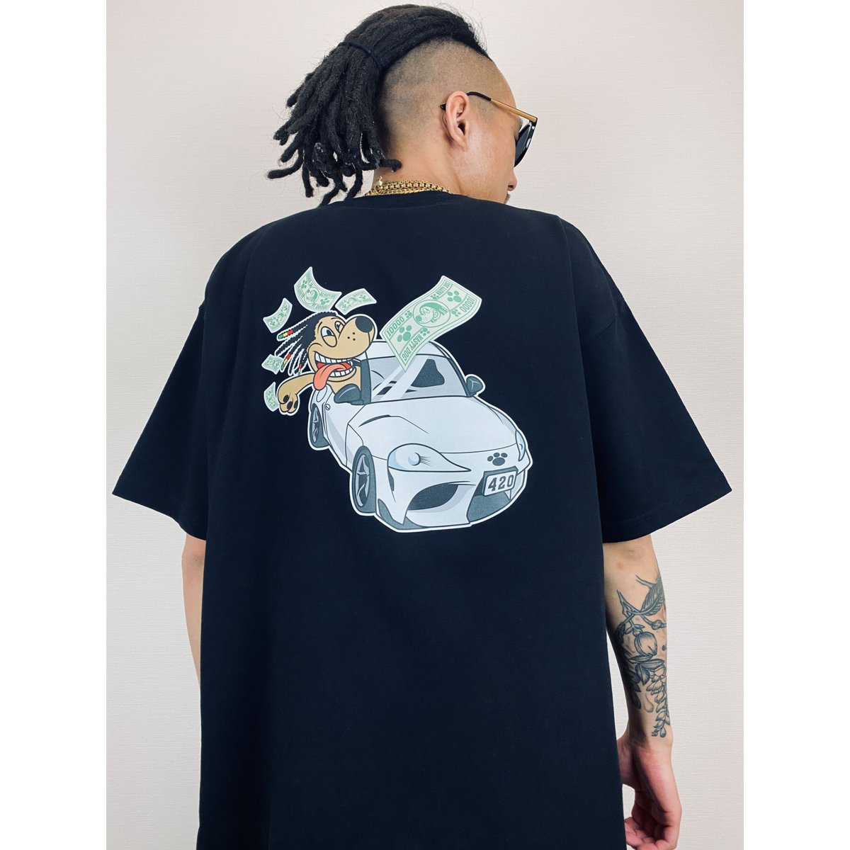 Nasty Dog ナスティードッグ Hustler Tee Tシャツ Lサイズ - Tシャツ 